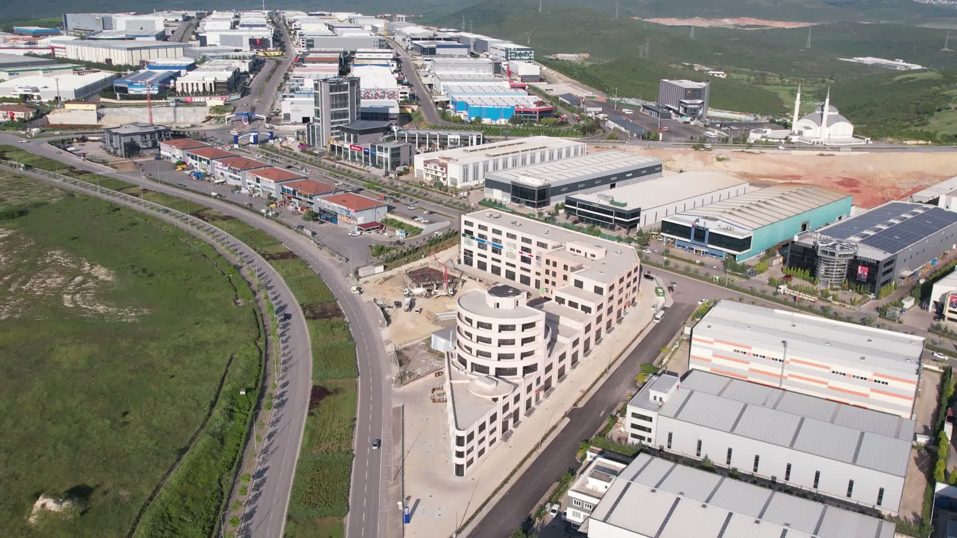 UTİM ve çevresindeki İMES OSB sanayi yerleşimi